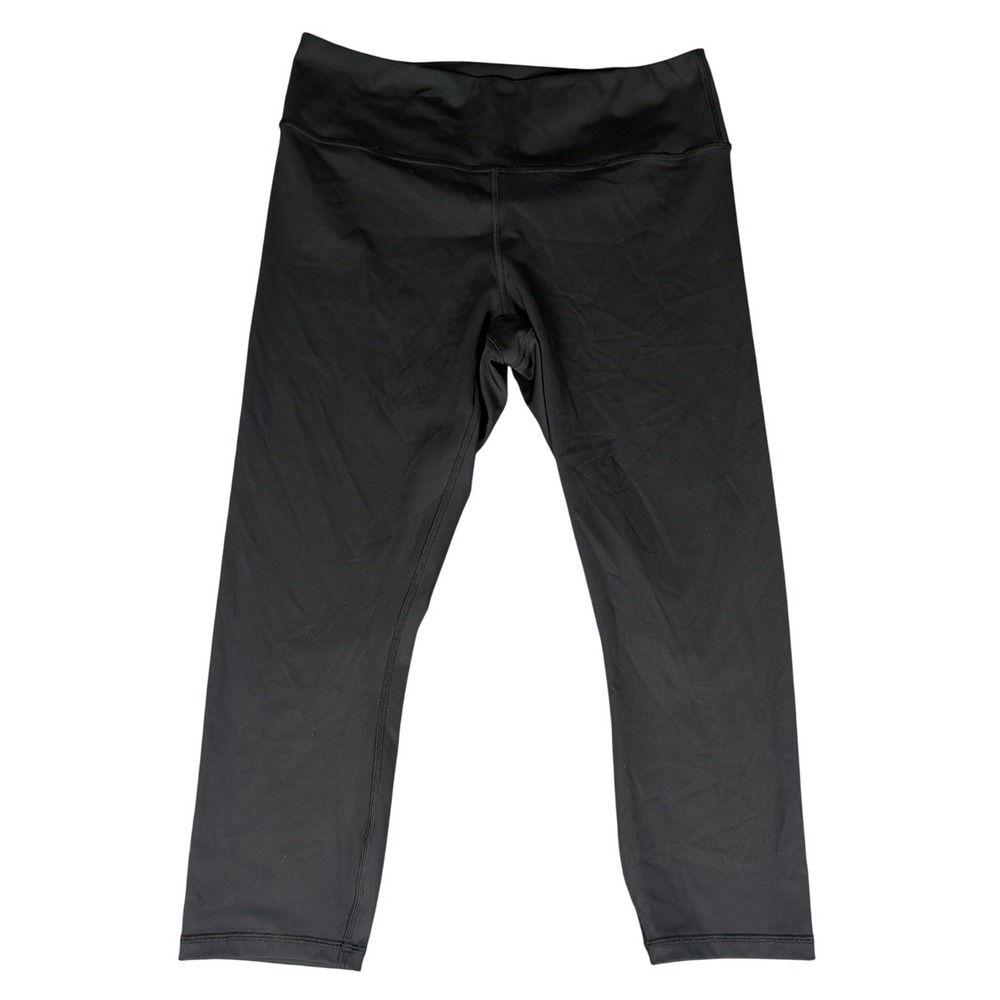 The North Face Leggings Women Large Black Capri Activewear Excellent